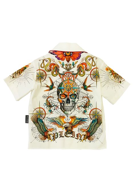 Camicia con stampa PHILIPP plein junior | S6PHJBSI031002